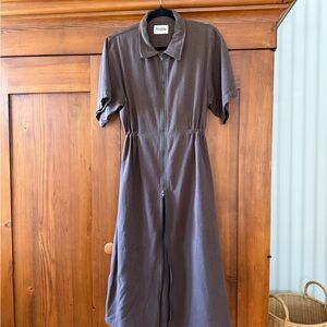 Shop Noble Brown Midi Dress